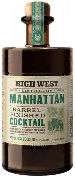 High West Manhattan Barrel Finished Cocktail
