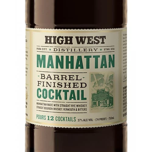 High West Manhattan Barrel Finished Cocktail - Image 2