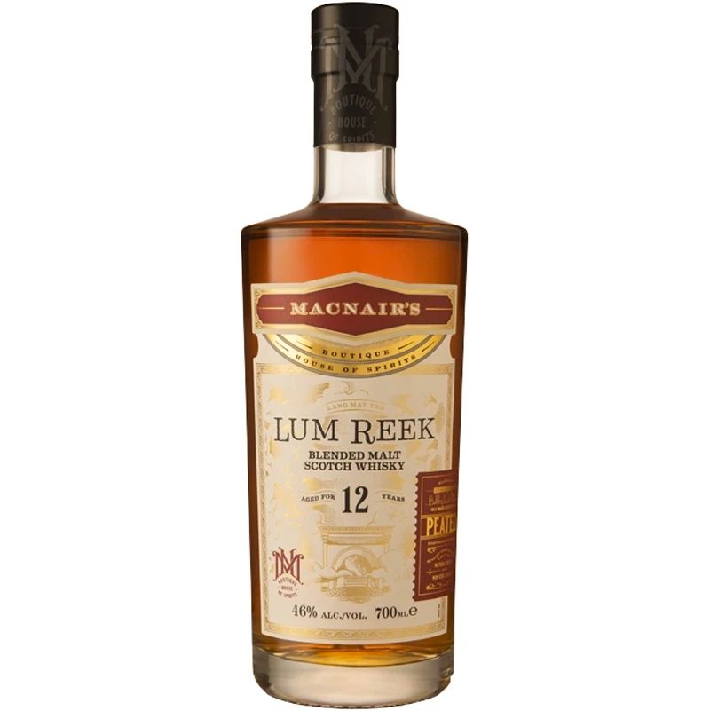 MacNair's Lum Reek 12 Year Old Peated Blended Malt Scotch Whisky
