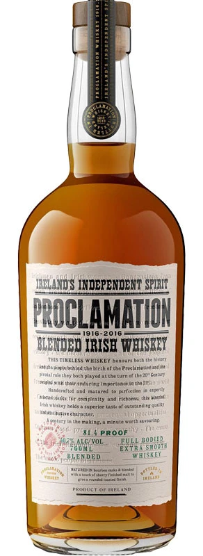 Proclamation Blended Irish Whiskey