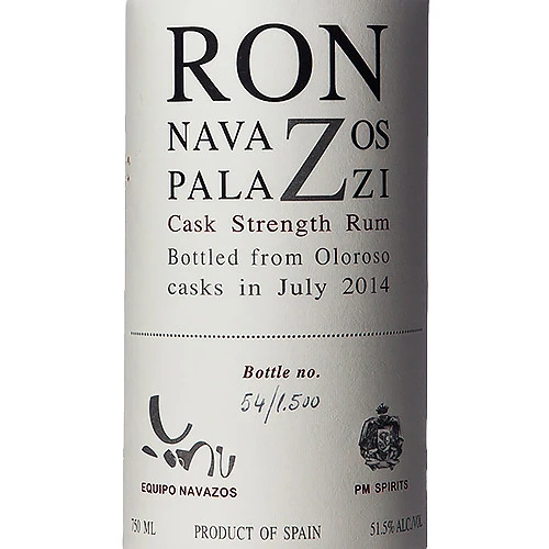 Ron Navazos Palazzi 15 Year Old Cask Strength Rum - Image 2