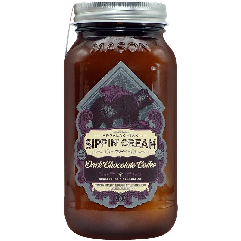 Sugarlands Appalachian Sippin' Cream Dark Chocolate Coffee Cream Liqueur