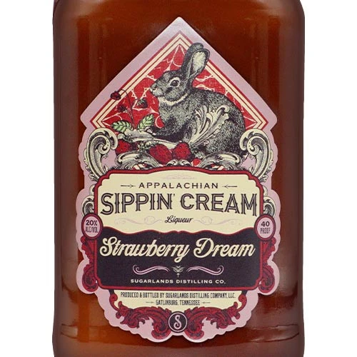 Sugarlands Appalachian Sippin' Cream Strawberry Dream Cream Liqueur - Image 2
