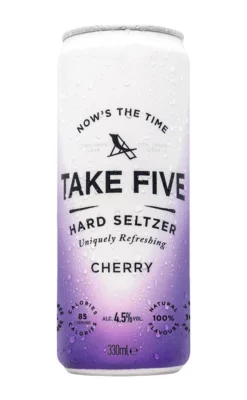 TAKE FIVE Cherry Hard Seltzer 12-Pack