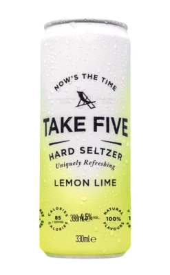 TAKE FIVE Lemon Lime Hard Seltzer 12-Pack