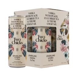 Two Chicks Sparkling Vodka CuTea 4-Pack
